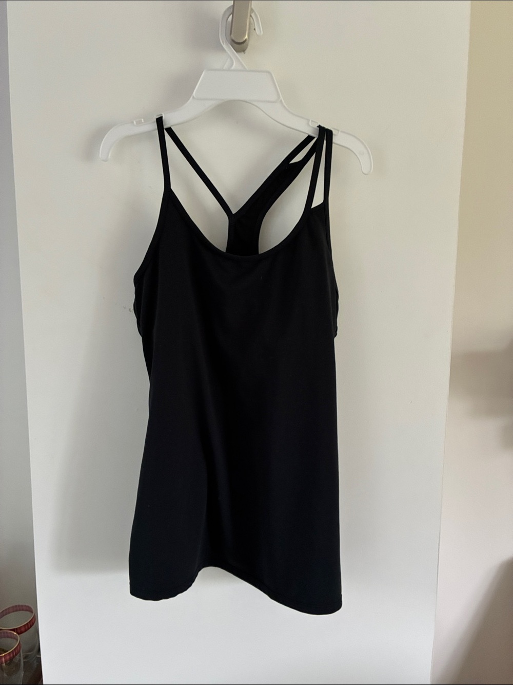 Fabletics Black Strappy Racerback Tank - Picture 2 of 4